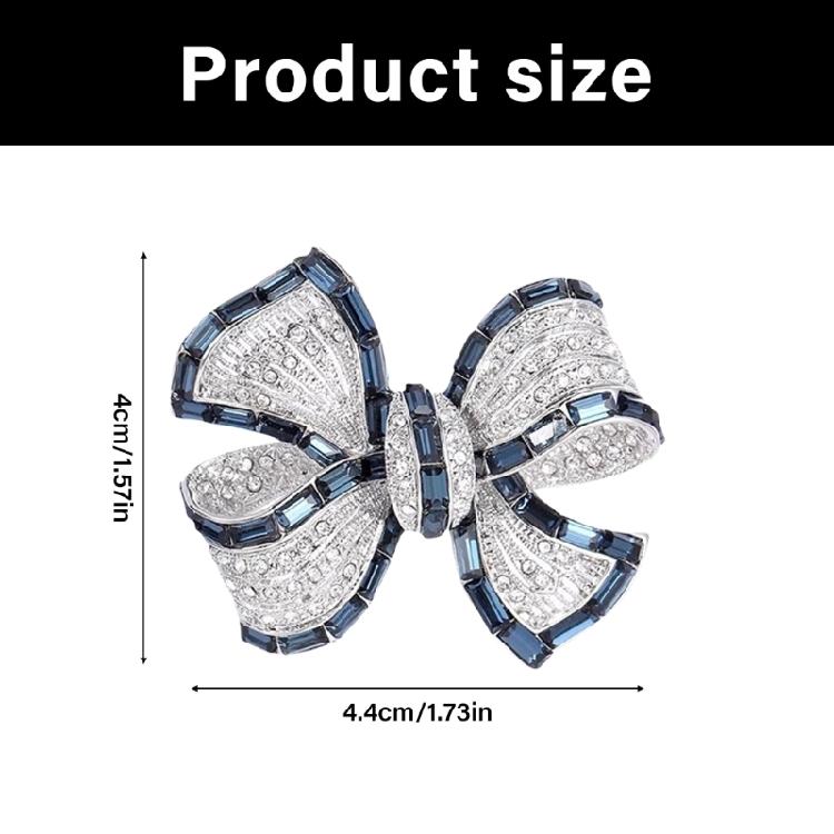 Bowknot Brooches Fashion Statement Brooch Evening Party Brooch Unique Bowknot Clothing Jewelry Present for Women Girl