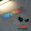 Waarom zo serieus? Autostickers Filmcitaten Joker Persoonlijkheid Creatieve Letters Decoratieve Lamp Wenkbrauwen Vinyl Stickers Accessoires