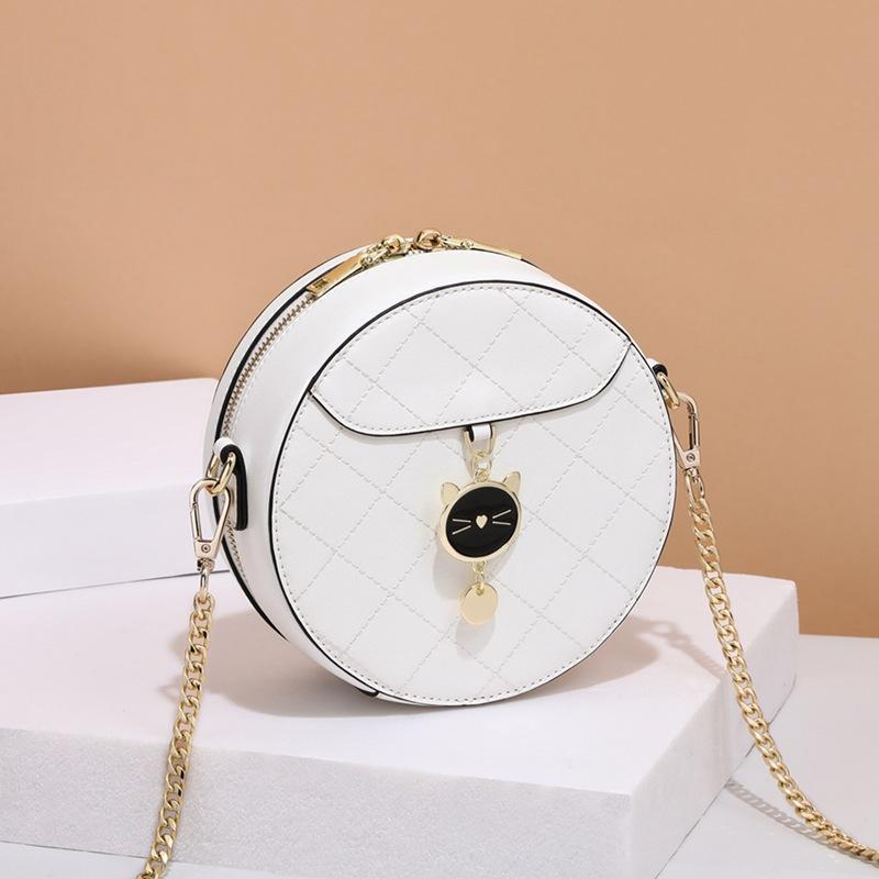 

Женская сумка 2025 года, новая легкая роскошная сумка-цепочка из коровьей кожи, сумка-мессенджер, женская сумка через плечо, подарок на день рождения чистый белый