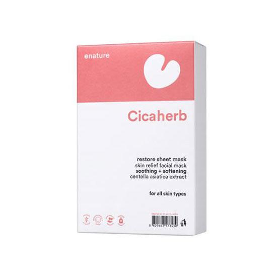 

ENATURE Cicaherb Restore Sheet Mask 22g * 10 листов
