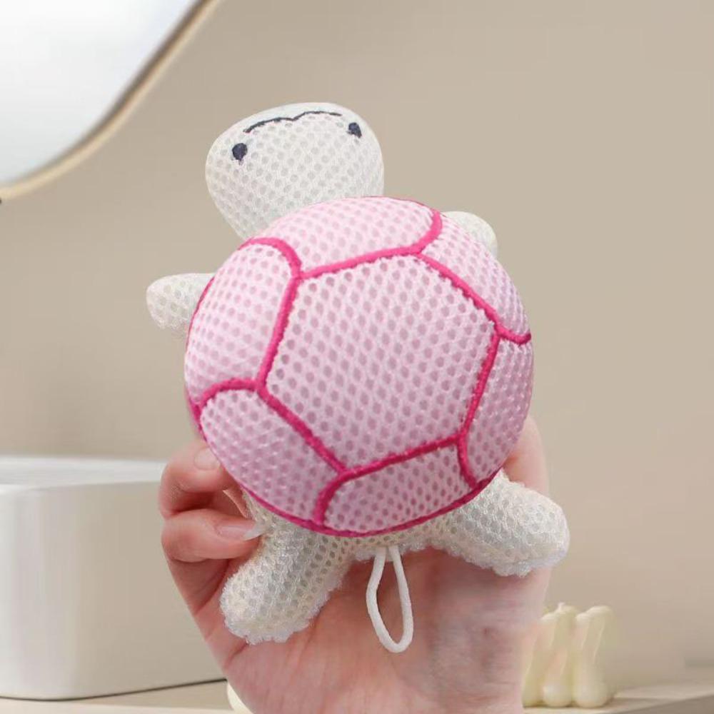 

Double-sided Bath Sponge Ball Reusable Body Cleaning Mesh Turtle Bath Ball Bathroom Accessories