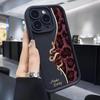 Black Snake Buckle Protective Phone Case for iPhone 14-17 Pro Max