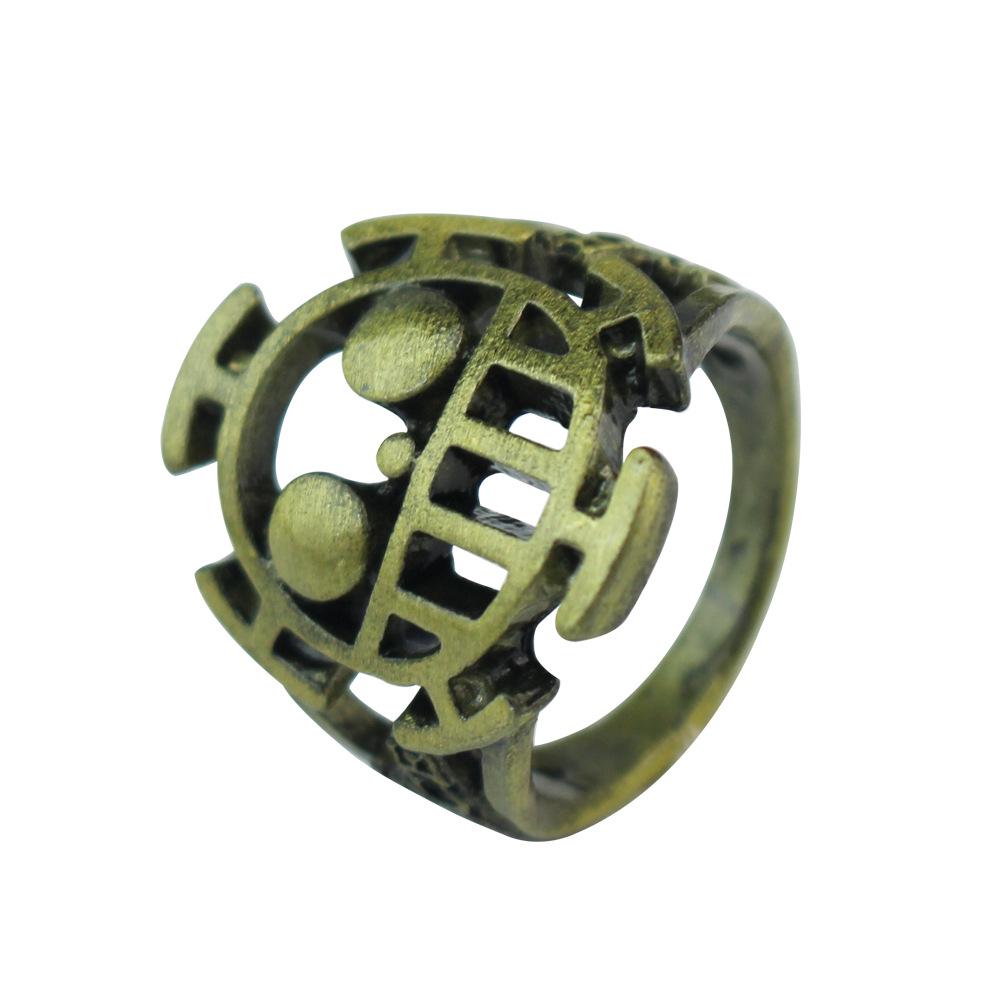 

Anime One Piece Cosplay Live or Die Metal Ring Pendant One Size