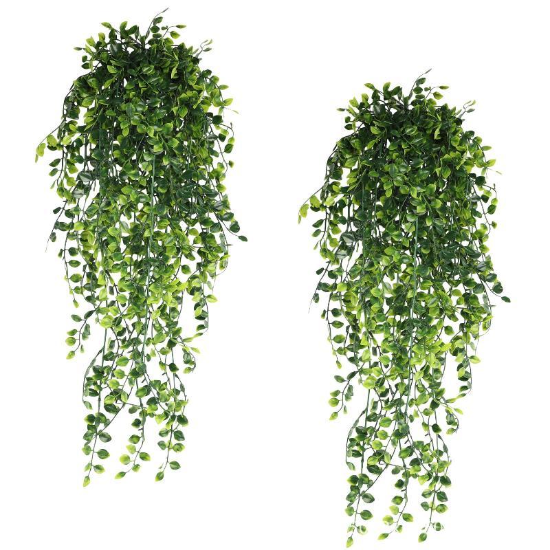 Artificial Hanging Vine Wall Plant Fern Style Realistic Moss,Fern & Tropical Foliage For Ceilings, Ducts, Balconies & Home Decor
