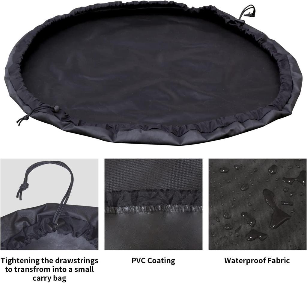 Beach Changing Mat with Storage Bag – Convenient and Dirt-Proof for Outdoor Camping and Beach Trips.
