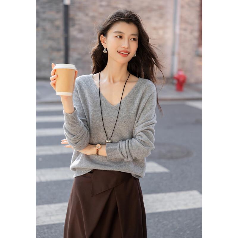 Mocana Women's Basic Long-Sleeve Wool Sweater MKNJD3791