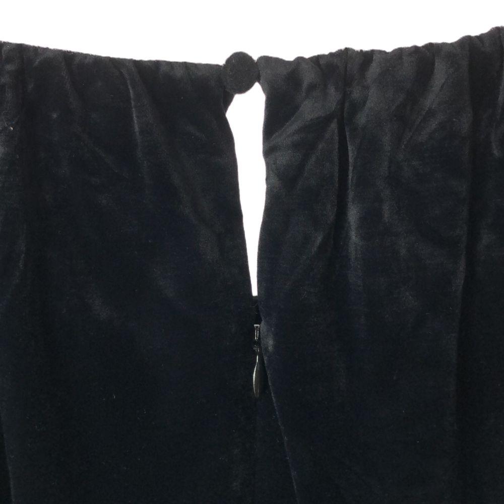 SNIDEL Long sleeve Velor Knee-length dress 1 black SWFO225041 Women Used