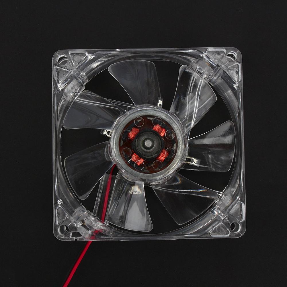 4Pin DC 12V 80mm Blue LED Light CPU PC Computer Cooling Case Fan
