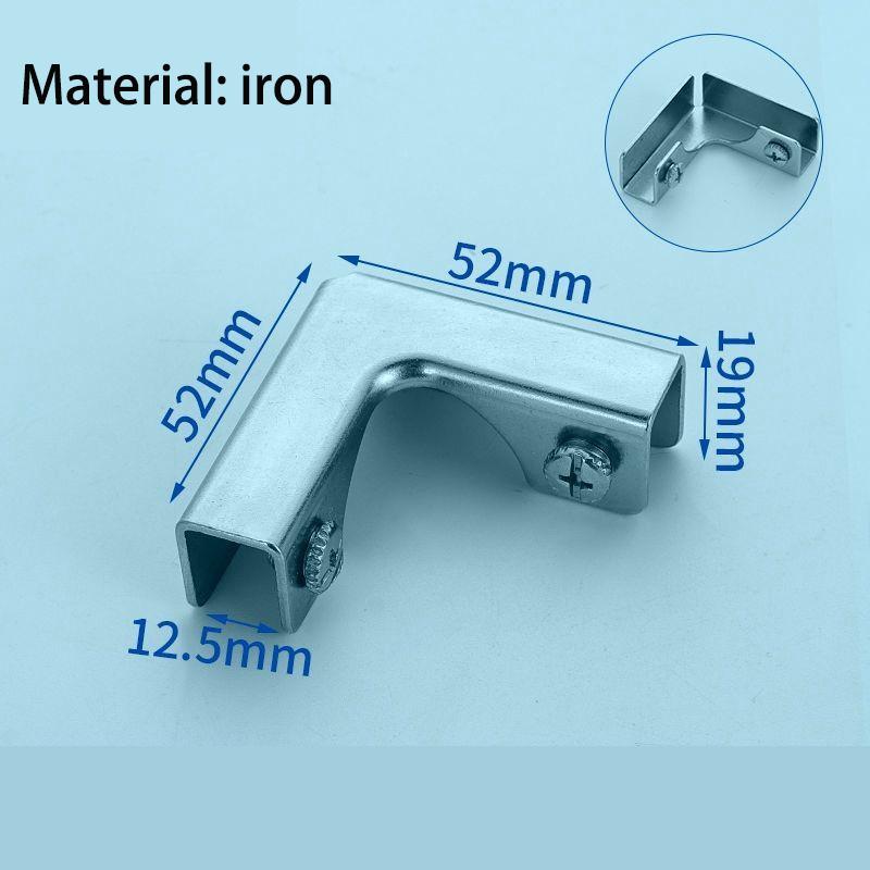 Glasklemmenbeschläge aus Edelstahl 304, rechtwinklige LT-Beschläge, Hardware-Befestigung