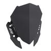 Windscreen Wind Deflector Black Aluminum Alloy Wind Resistance Reduction Lightweight Motorbike Windshield For MT‑15