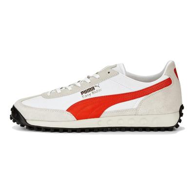 Easy Rider 2 75Y Leder Textil Leicht Bequem Low-Top Freizeitschuhe Herren Sneaker Grau Weiß Rot 393332-01