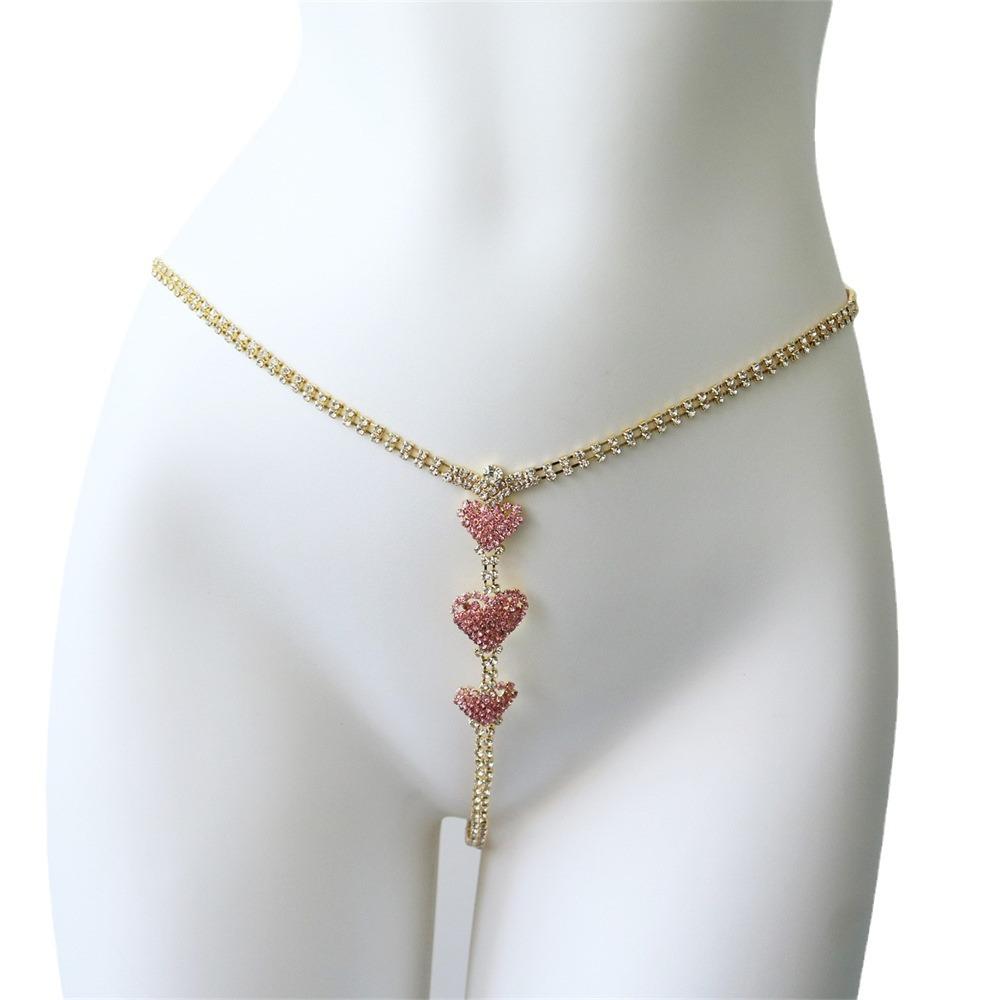 Europäische Und Amerikanische Mode Sexy Strass Bikinihöschen Körperkette, Nachtclub Party Damen Strass Bikini