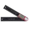 Digitaler Winkelmesser Digitaler Winkelmesser Metrisches Goniometer 360 Grad Edelstahl Rechtwinkliges Geodreieck Messwerkzeug 200 mm