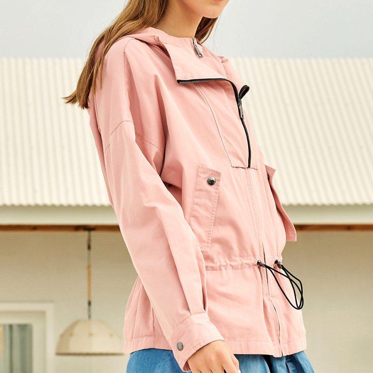 FILA Jackets Women's Pink Hooded Moderate Other F11W018704FPK