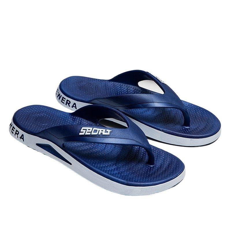 Trendy flip-flops men's new fashion non-slip outdoor wear slippers deodorant wear-resistant durable sandals medium green men's drag