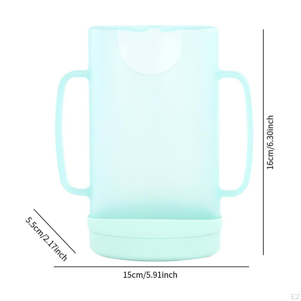 Pouch Holder Easy Grip Handles Compact No Mess Lightweight, Anti Spill Food Juice Box