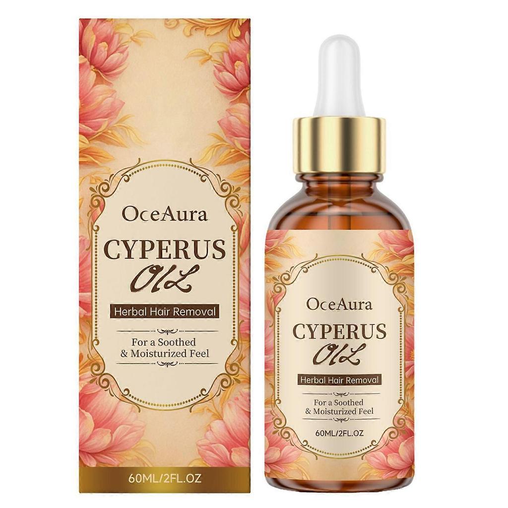 Cyperus Rotundus Hair Removal Care Oil Hair Growth Inhibitor Reduces Unwanted Hair Growth After Shaving Moisturizing for Face Body
