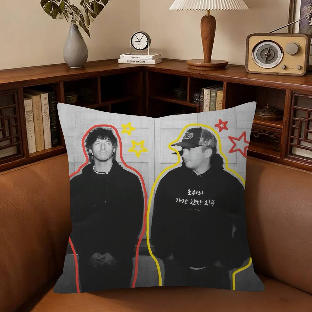 Band TTwenty One Pilots Pillow Anime Pillow Sofa Bed Head Pillow Cover Cushion Cover Fashion