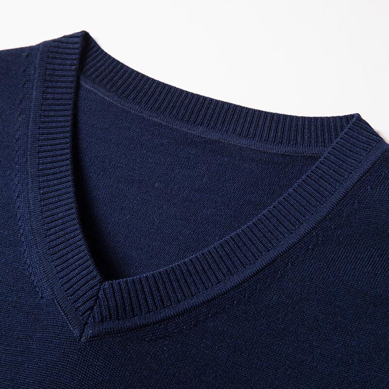 Pierre Cardin Men's 100% Wool V-Neck Sleeveless Sweater Vest