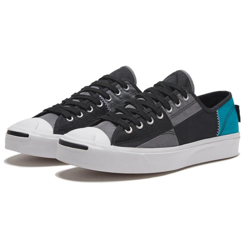 Converse Jack Purcell Round-toe Lace-up Low-Top Canvas Unisex Black