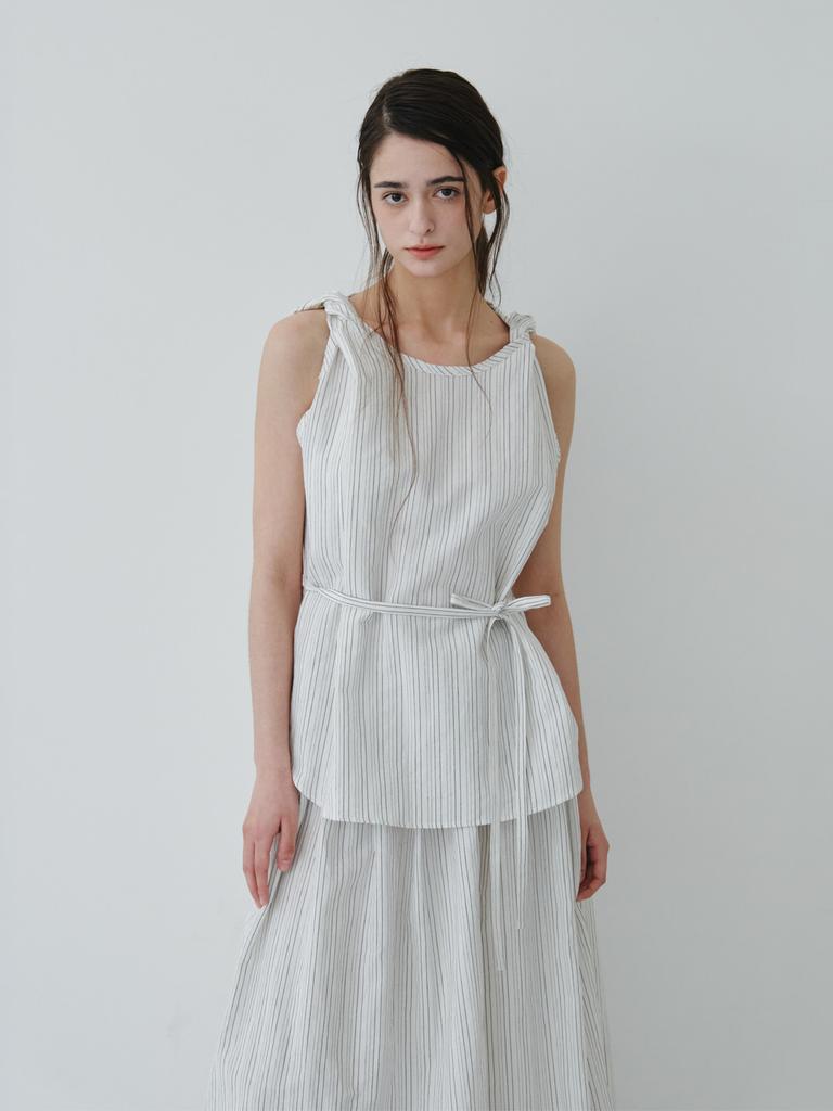 Reply Twist Shoulder Blouse TopOff White