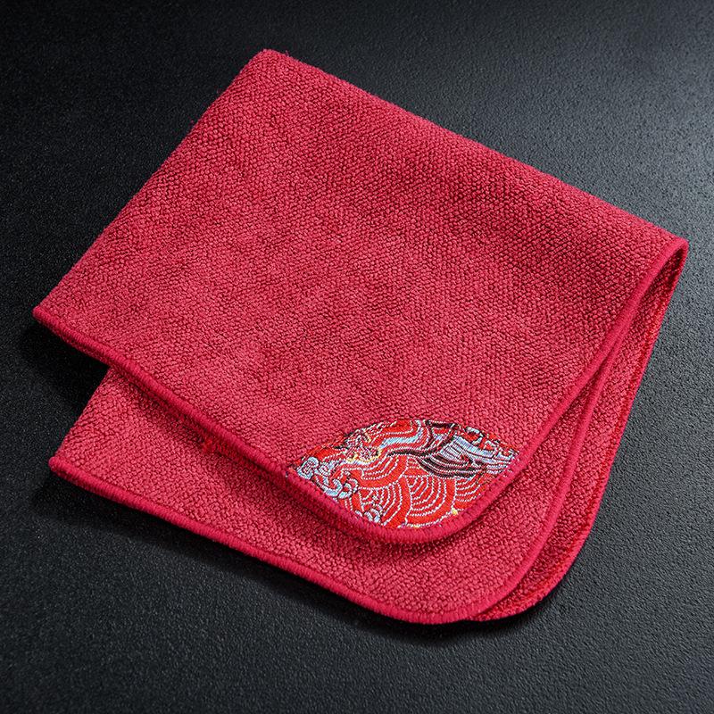 Chinese Style Tea Towel Cloth Thickened Absorbent Soft Table Cleaning Tea Cloth Towel Cloth Home Tea Ceremony Accessories New