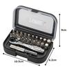 TONE Bit Ratchet Set BRS20 Bit Insert &6.35mm(1/4") Black Contents 22 Items