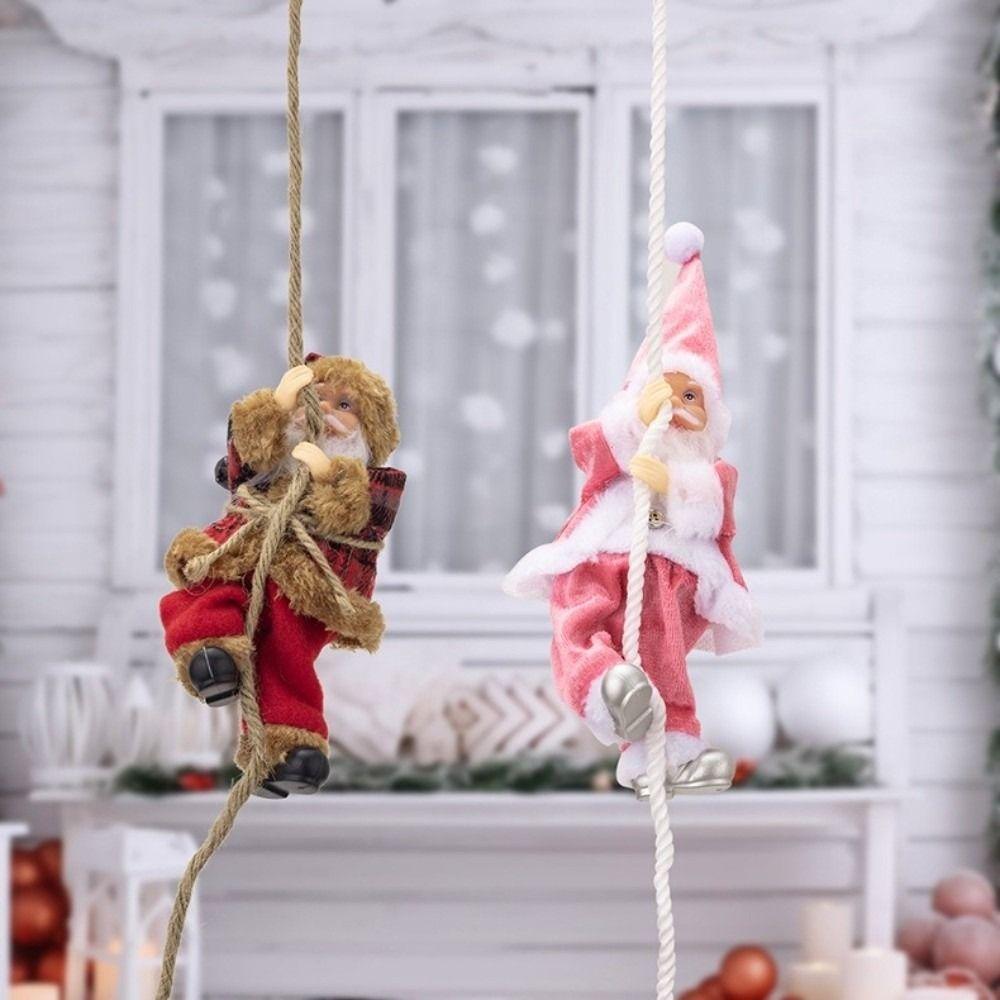 Cartoon Santa Claus Hanging Pendants Xmas Decorations Christmas Tree Ornament  for 2025 Xmas