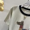 Colorful Horse Print Plus Size Summer Casual Loose Women's Cotton T-shirt