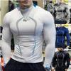 Men's Sport Wear Slim Fit Breathable Thin Quick Dry Comfortable Running Workout Fitness Long Sleeve Sweatwear