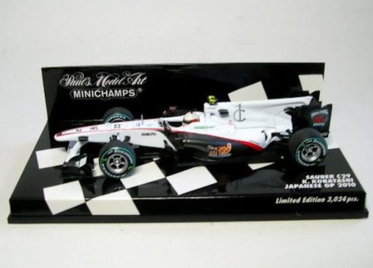 

PMA Sauber C29 JAPANESE GP 2010 Completed Product 1/43 K.KOBAYASHI белый
