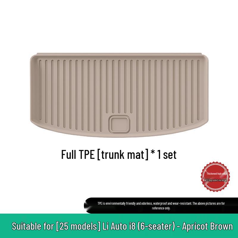 Ideal I8 Car Floor Mat Set: Compatible with 25 Models - Includes TPE Floor, Trunk, and Seat Back Mats.