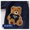 Korean Style Fake Two Piece Boys Kids Long Sleeve Cartoon Casual Sweatshirt Top