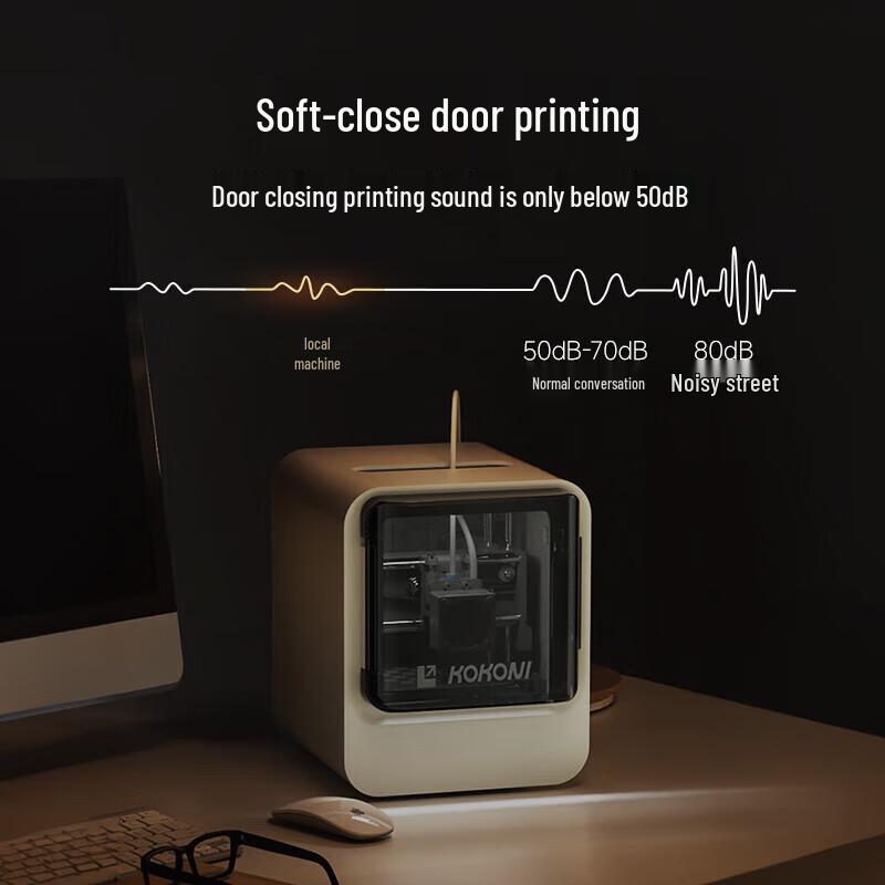 KOKONI EC2 Smart Desktop FDM 3D Printer CN plug (adapter included)