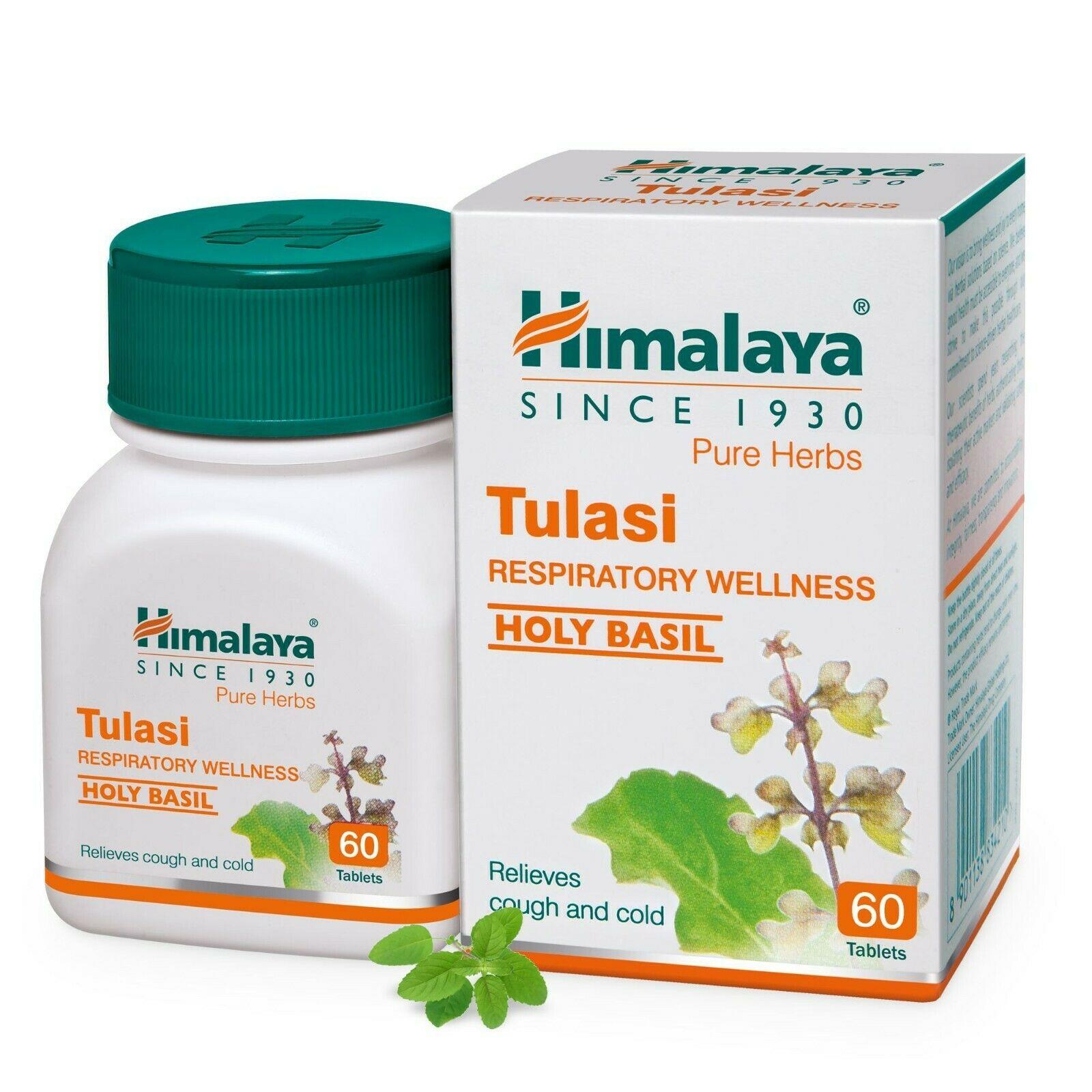 

10 X Himalaya Wellness Pure Herbs Tulasi Respiratory Wellness 60 таблеток