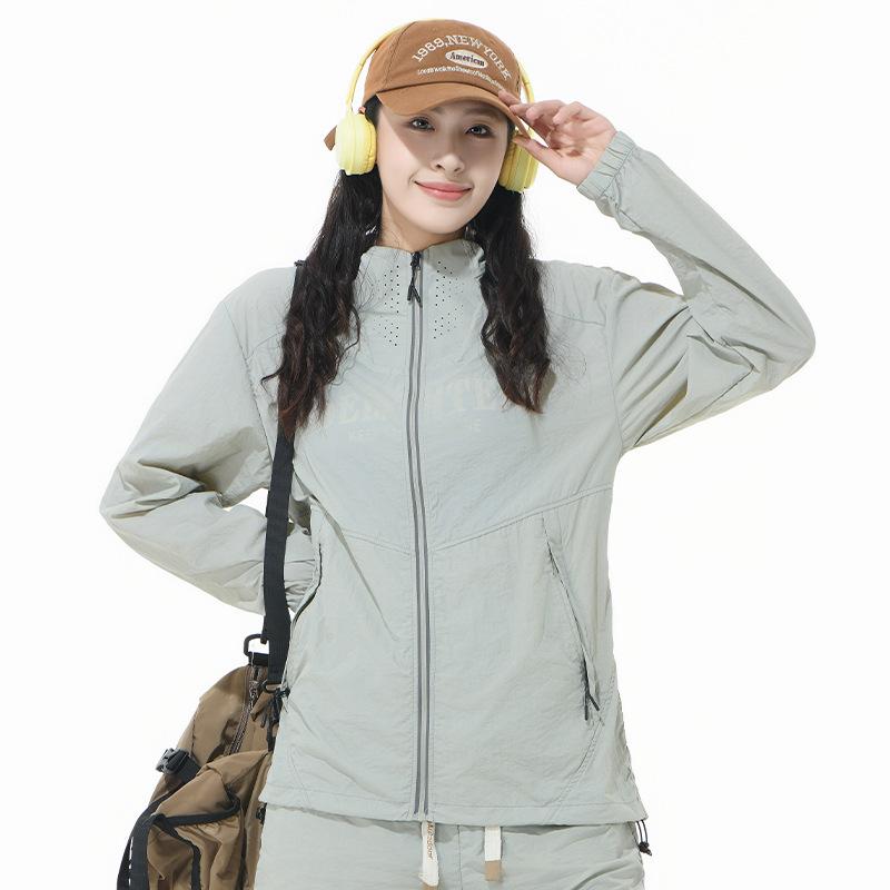 Vêtements de Protection Solaire pour Femmes et Hommes, Vêtements Respirants pour la Peau, Style Couple Sports d'Extérieur Alpinisme Vêtements de Protection Solaire à Séchage Rapide