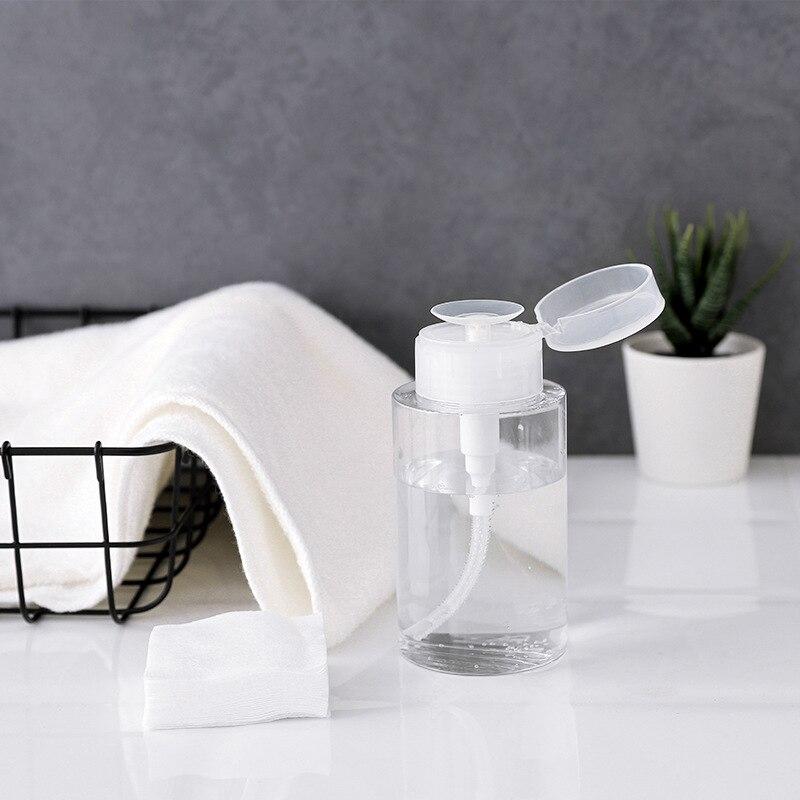 1 Pcs Top Empty Pump Dispenser Liquid UV Gel Polish Nail Art Polish Clean Acetone Bottle Polish Cleanser Remover Bottle