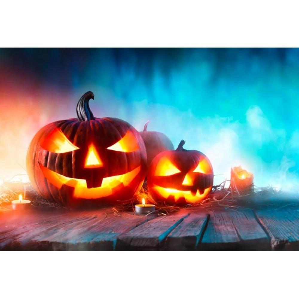 Halloween Decoration Hanging Cloth Pumpkin Lantern Hanging Cloth Home Party Room Decoration