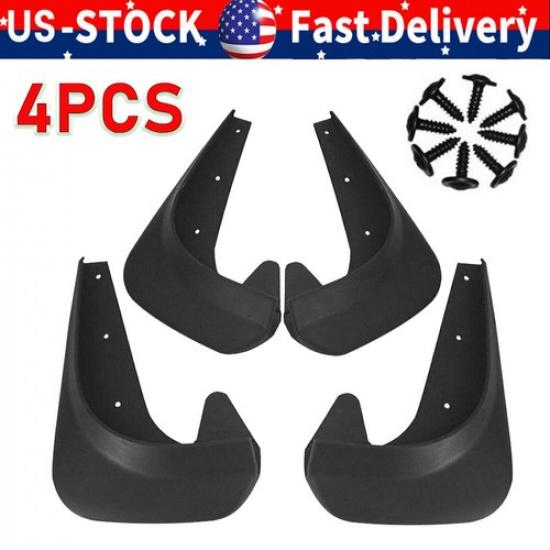 4PCS Universal Car Mud Flaps Splash Guards for Front Rear Car Accessories USA