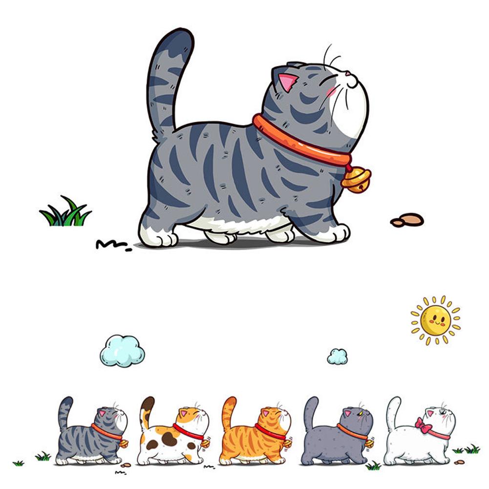 Neue Klettern Katzen Auto Aufkleber Lustige Tier Styling Wasserdicht Aufkleber Dekoration Auto Körper Hause Fenster Kreative Aufkleber