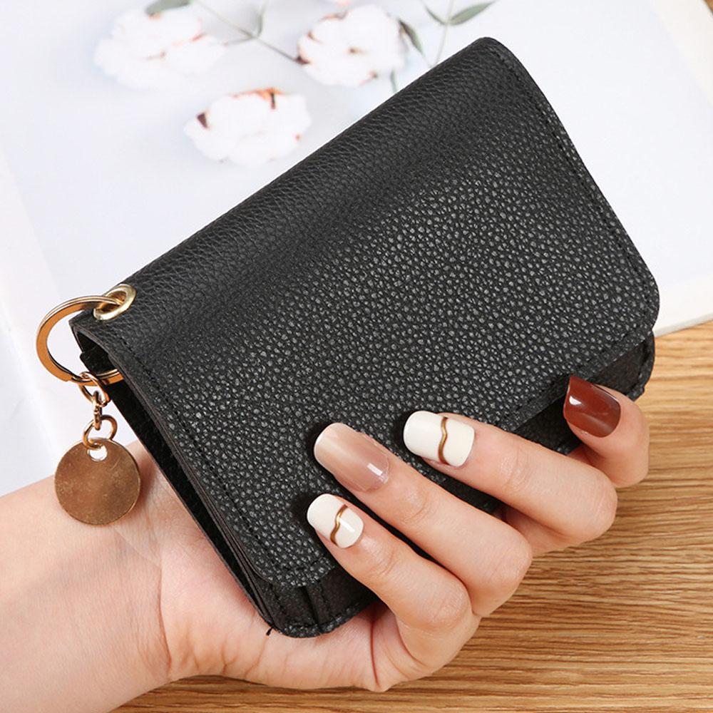 Simple Thin Card Holder Fashion Ladies Card Holder Coin Purse Wallet Fashion Small Card Holder Multifunctional Short Wallet