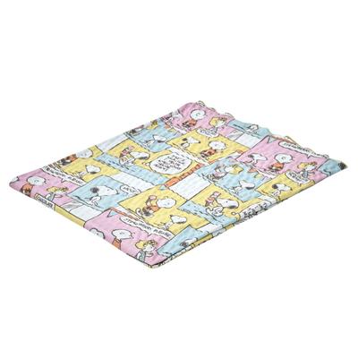 Nishikawa Snoopy Cool Blanket, Single, Washable, Cool Material, Yellow, FR05806600 PN5604BD, Ice Cream Pattern