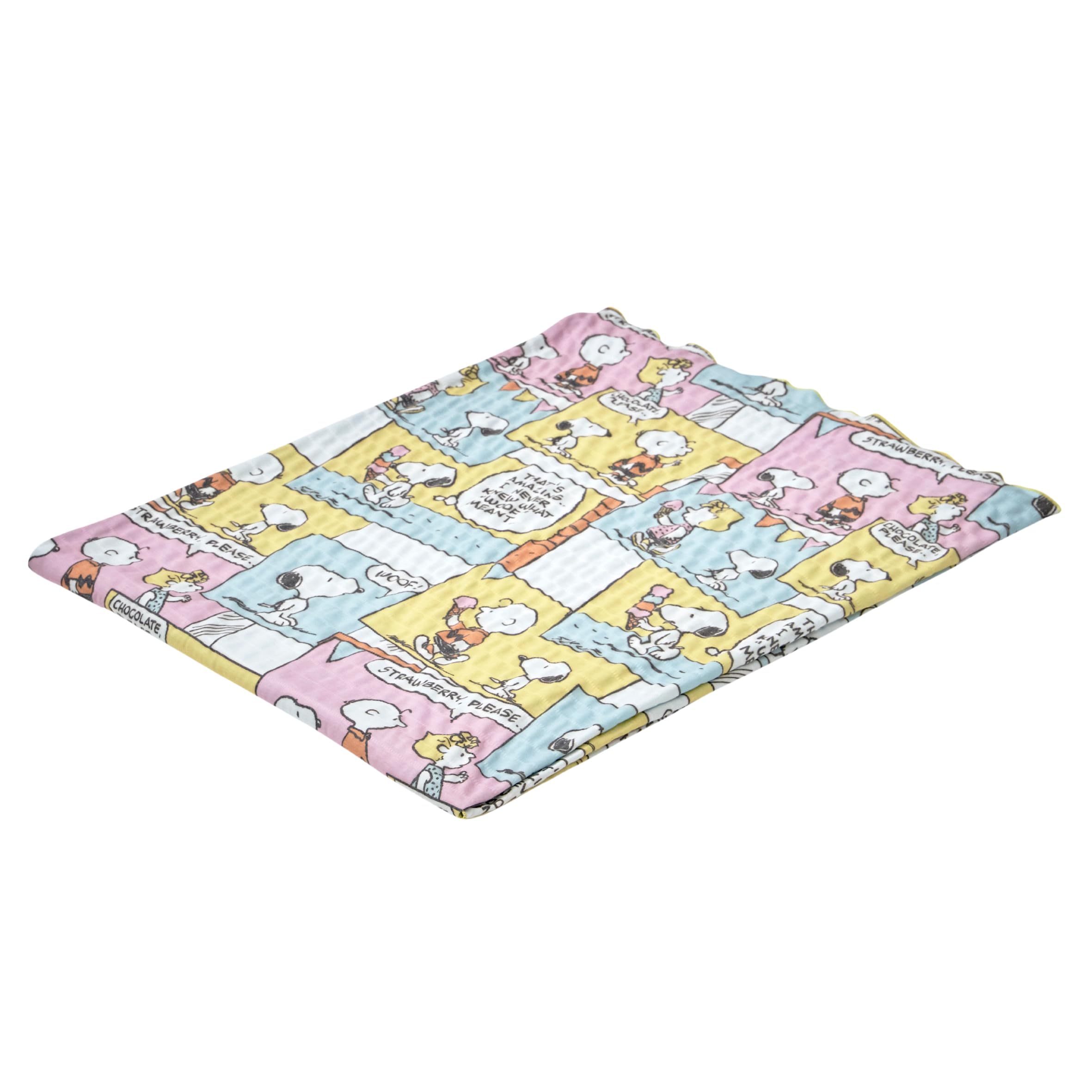 

Nishikawa Snoopy Cool Blanket, Single, Washable, Cool Material, Yellow, FR05806600 PN5604BD, Ice Cream Pattern
