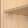 Shelf Bracket Adhesive Nail Self-adhesive Wardrobe Shelf Bracket Clip Wall Hanging Bracket Partition Non Punching Strong Bracket