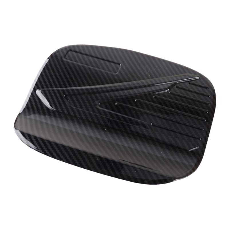 Carbon Fiber Style ABS Car Exterior Fuel Gas Tank Cap Cover Fit for Mitsubishi Outlander   2024