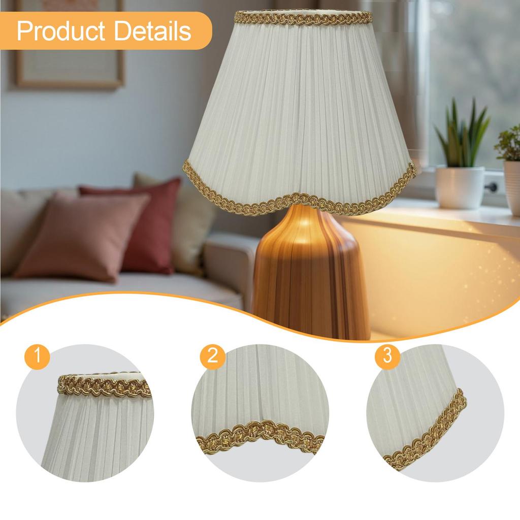 Table Lamp Shade Wall Sconce Shade Decor Decorative Modern Lampshade Light Cover for Restaurant Room Kitchen