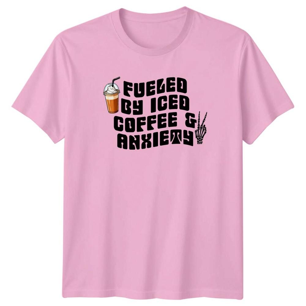 Fueled By Iced Coffee And TShirt Unisextal Health Coffee Birthday Gift For Him Her
