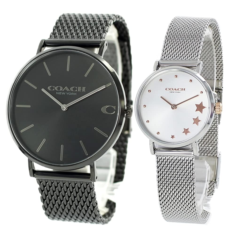 

Коробка для зберігання парного годинника COACH Charles Perry Чорний срібний 1460214814503519 Годинник [Coach] і чоловічий жіночий [товар]