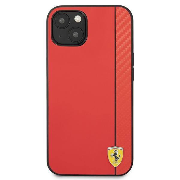 Ferrari Fesaxhcp13Sre Iphone 13 Mini5,4 Czerwony/Red Hardcase On Track Carbon Stripe