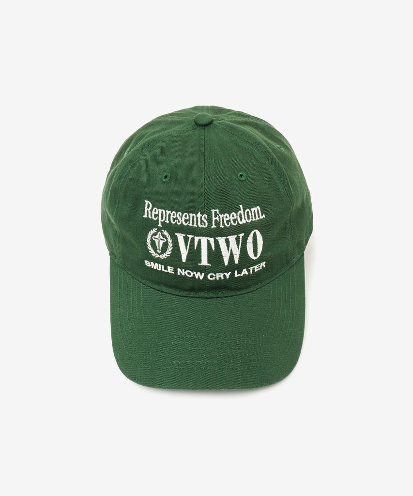 VTWO Smile Cotton Ball Cap (Green)